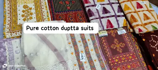 Pure cotton printed suits 