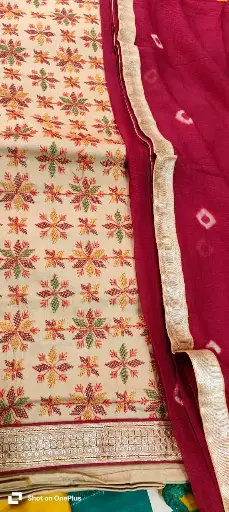 Pure cotton embroidery suits 